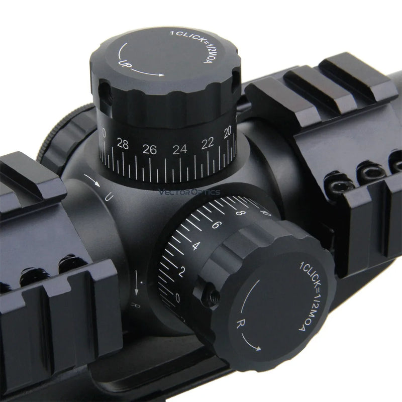 MIRA Vector Optics Mustang 1-4x24 FFP com mount  para AR 15 M4