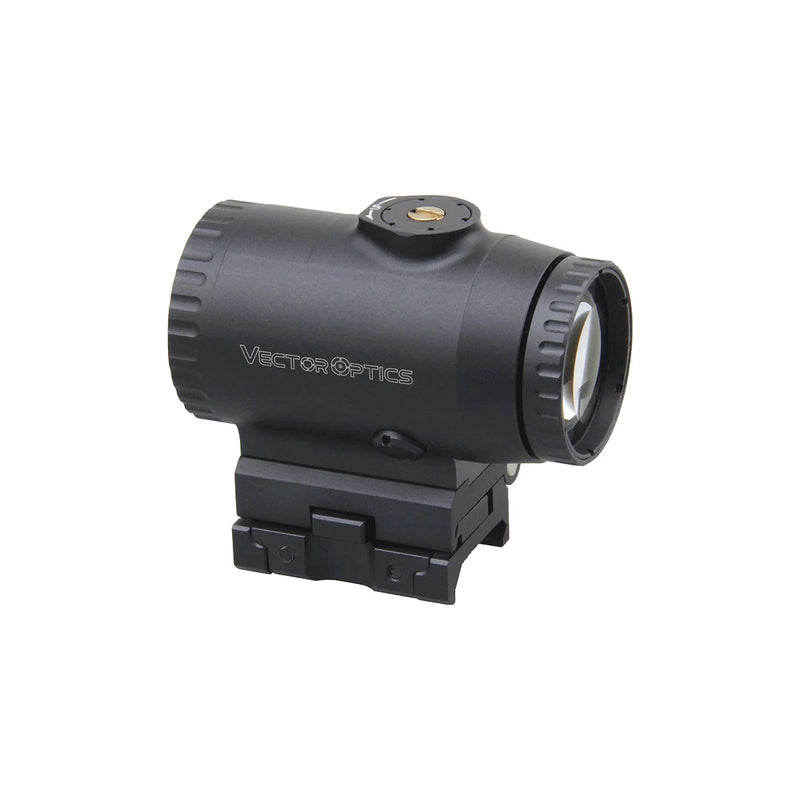 Mira Vector Optics Paragon 3x18 & 5x30 micro magnifier com ip67 à prova d'água com flip-side mount