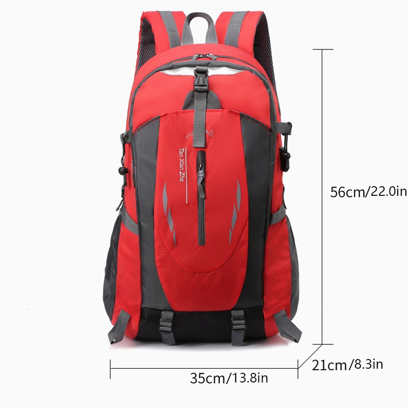 Mochila de Viagem de Grande Capacidade à Prova d'Água Hebei